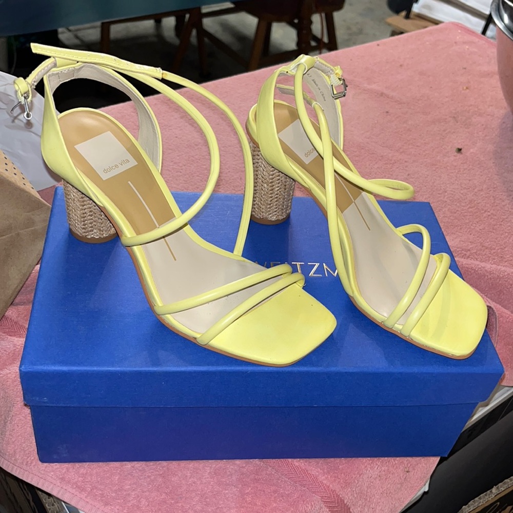 Lime green dolce vita shoe